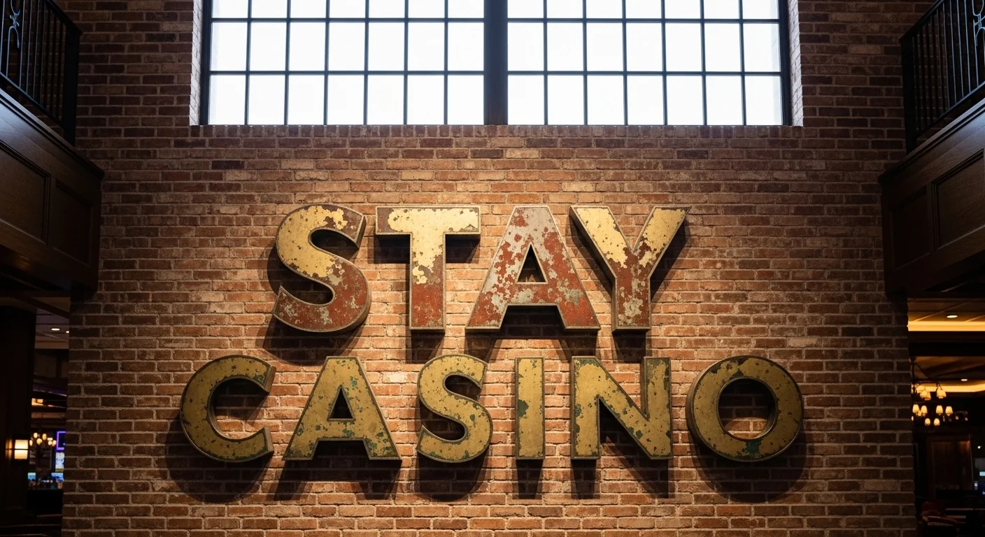 Casino chip stack and playing cards